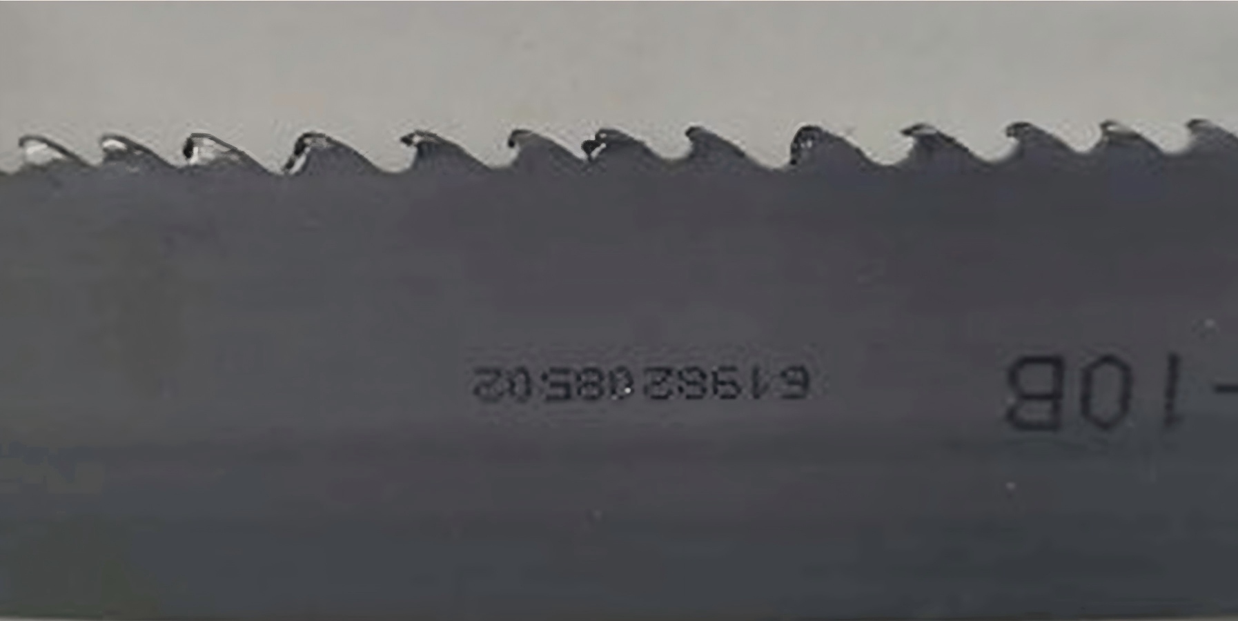 Band saw blade abnormal tooth wear analysis diagram