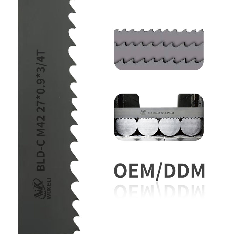 WOKELI Brand M42 Bimetal High-Speed Steel Saw Blade for Metal Cutting, suitable for industrial-grade and professional-grade metal cutting operations.