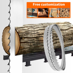 Professional woodworking hardened band saw blades, offering complimentary customization services. We tailor dimensions, tooth profiles, and specifications to meet your exact requirements.